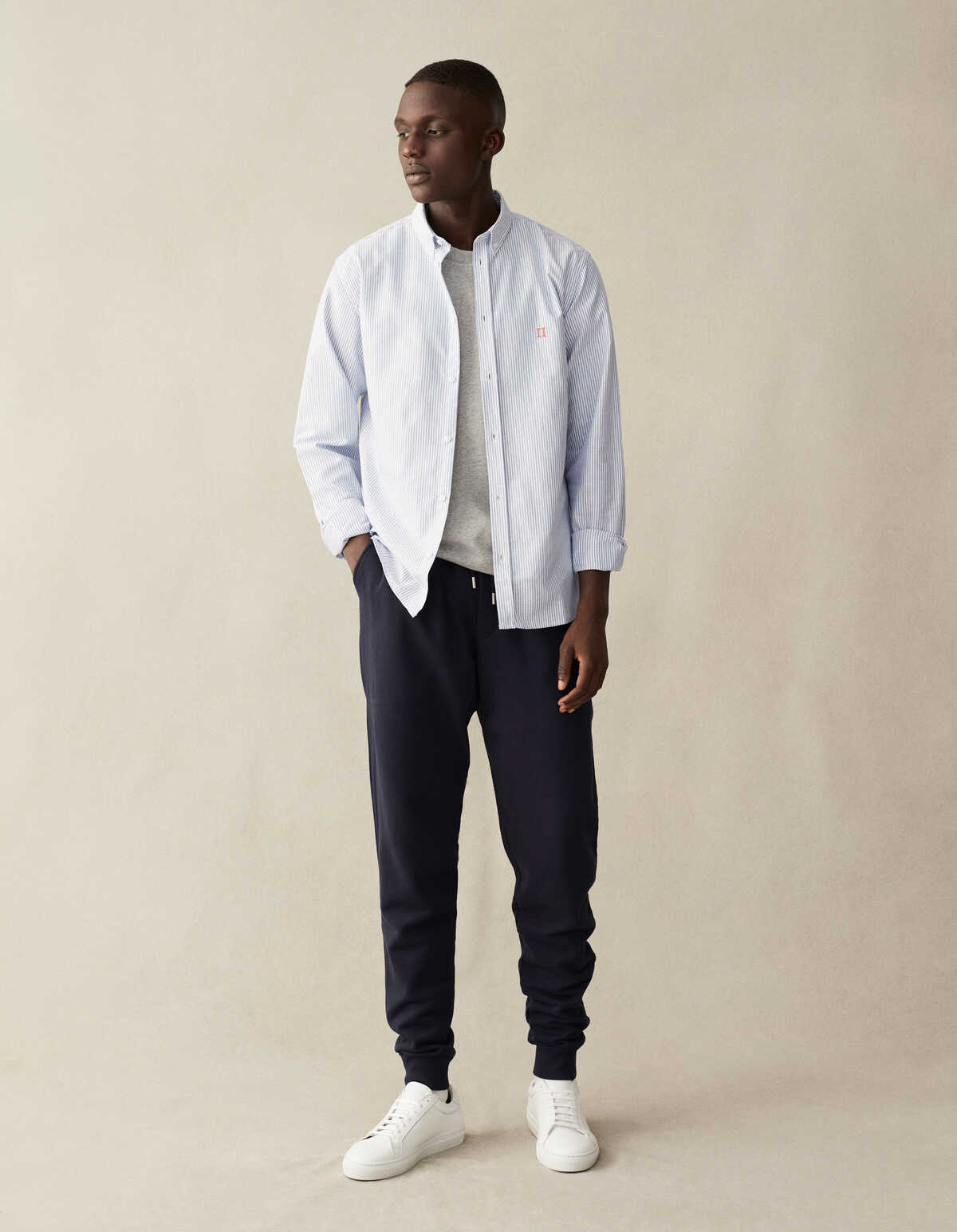 Les Deux Oliver Oxford Hemd Stripe TWOJAYS