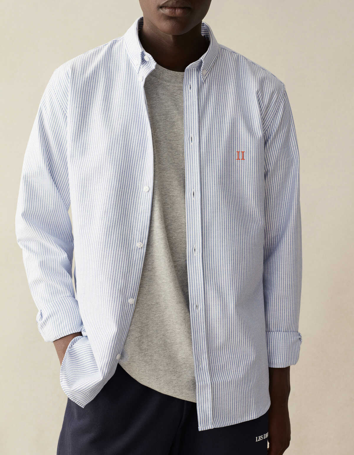 Les Deux Oliver Oxford Hemd Stripe TWOJAYS