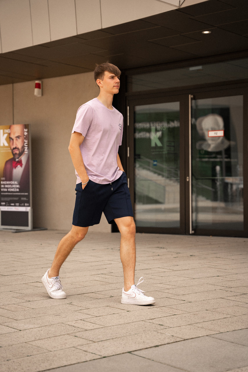 Les Deux Ballier Track Shorts Dark Navy TWOJAYS