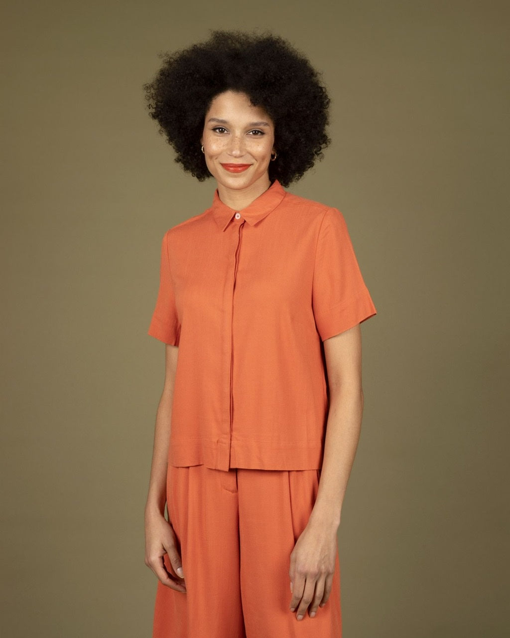 Wemoto Mari Viskose Bluse cropped