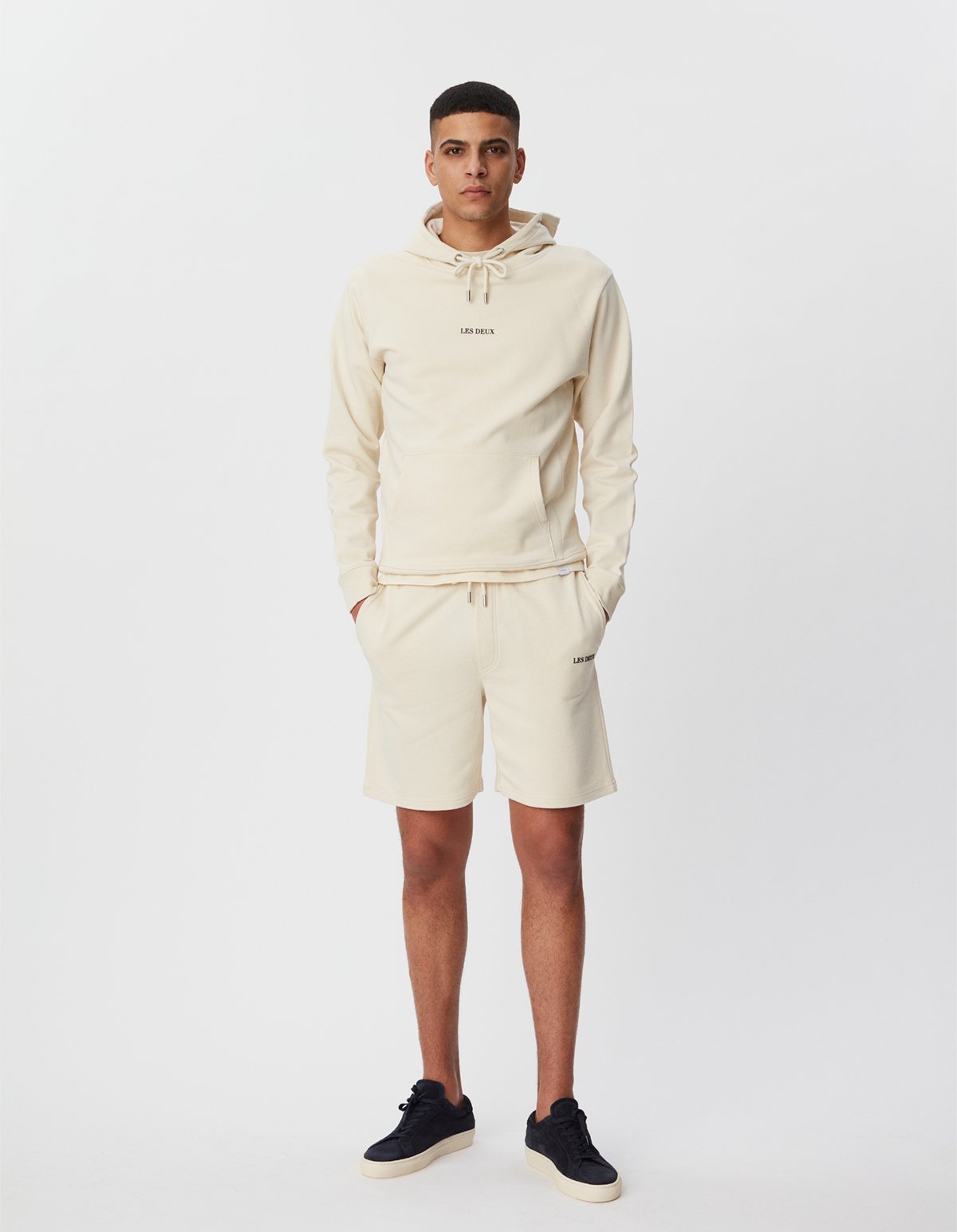 Les Deux Lens Hoodie Ivor/Black TWOJAYS