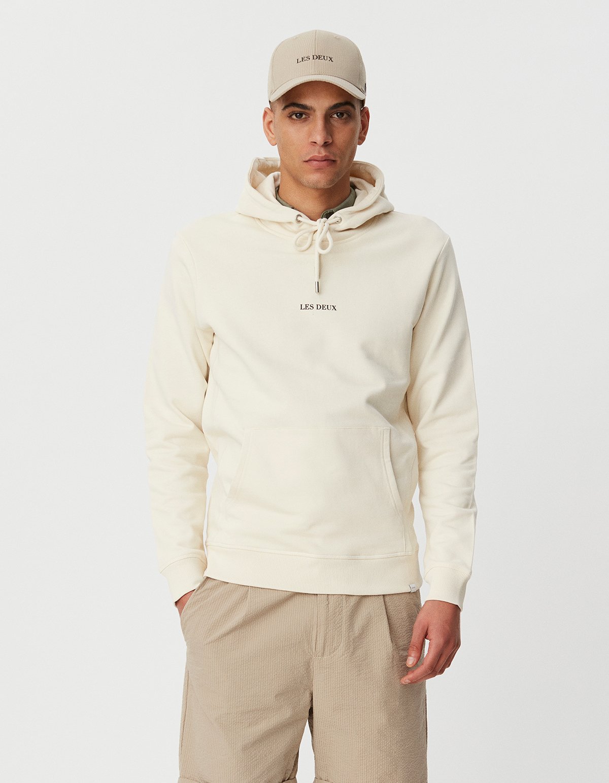 Les Deux Lens Hoodie Ivor/Black TWOJAYS
