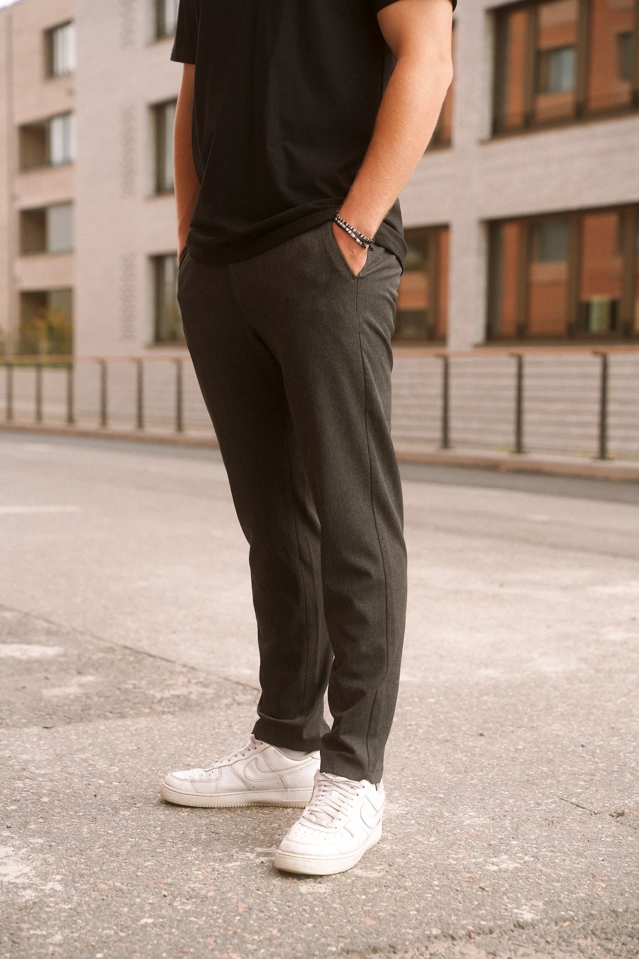 Les Deux Como Reg Suit Pants Anthrazit TWOJAYS