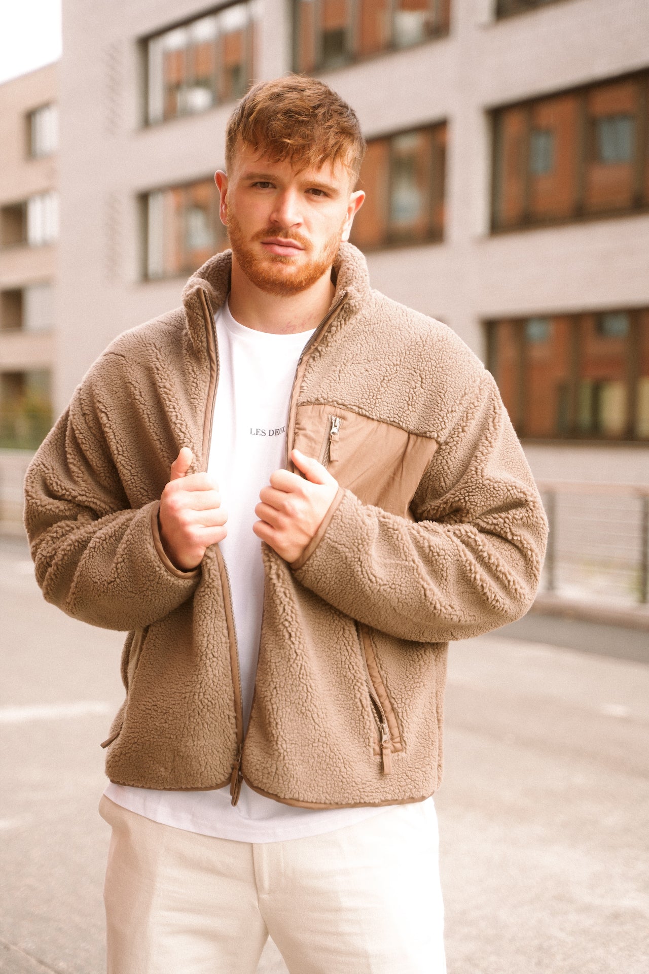 Minimum Treddys Teddyjacke Greige TWOJAYS