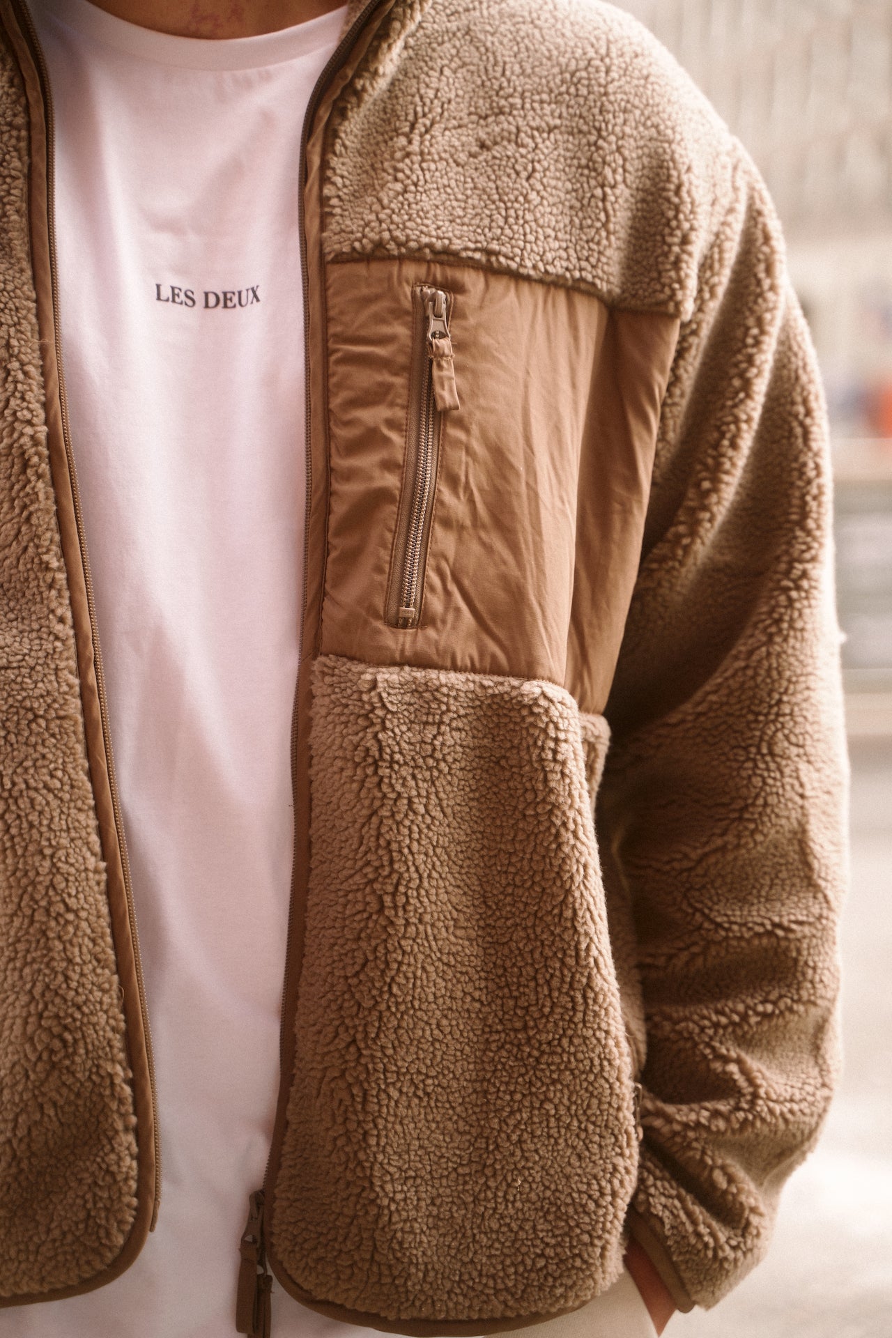Minimum Treddys Teddyjacke Greige TWOJAYS