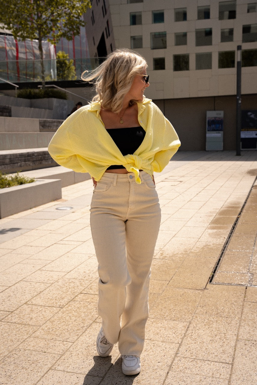 Hemdbluse Musselin kurz TWOJAYS