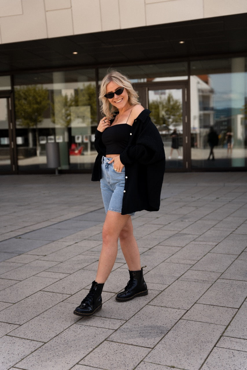 Hemdbluse Musselin kurz TWOJAYS