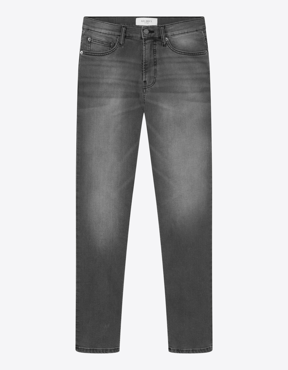 Les Deux Russel Regular Fit Jeans Light Grey Washed Denim TWOJAYS