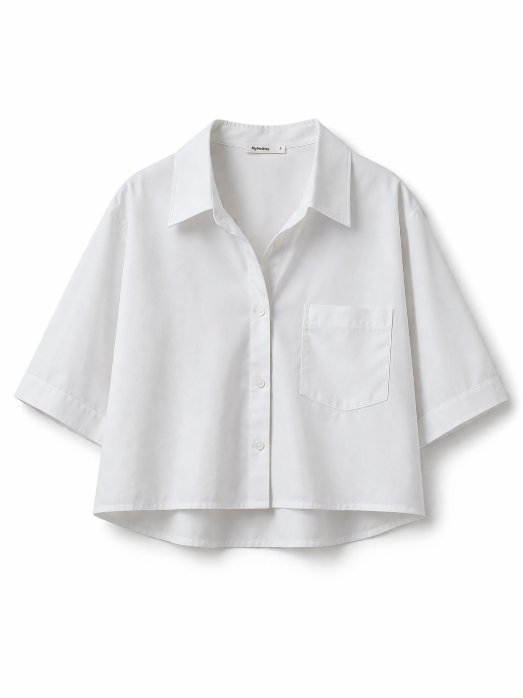 Bluse Lella Oversized Cropped