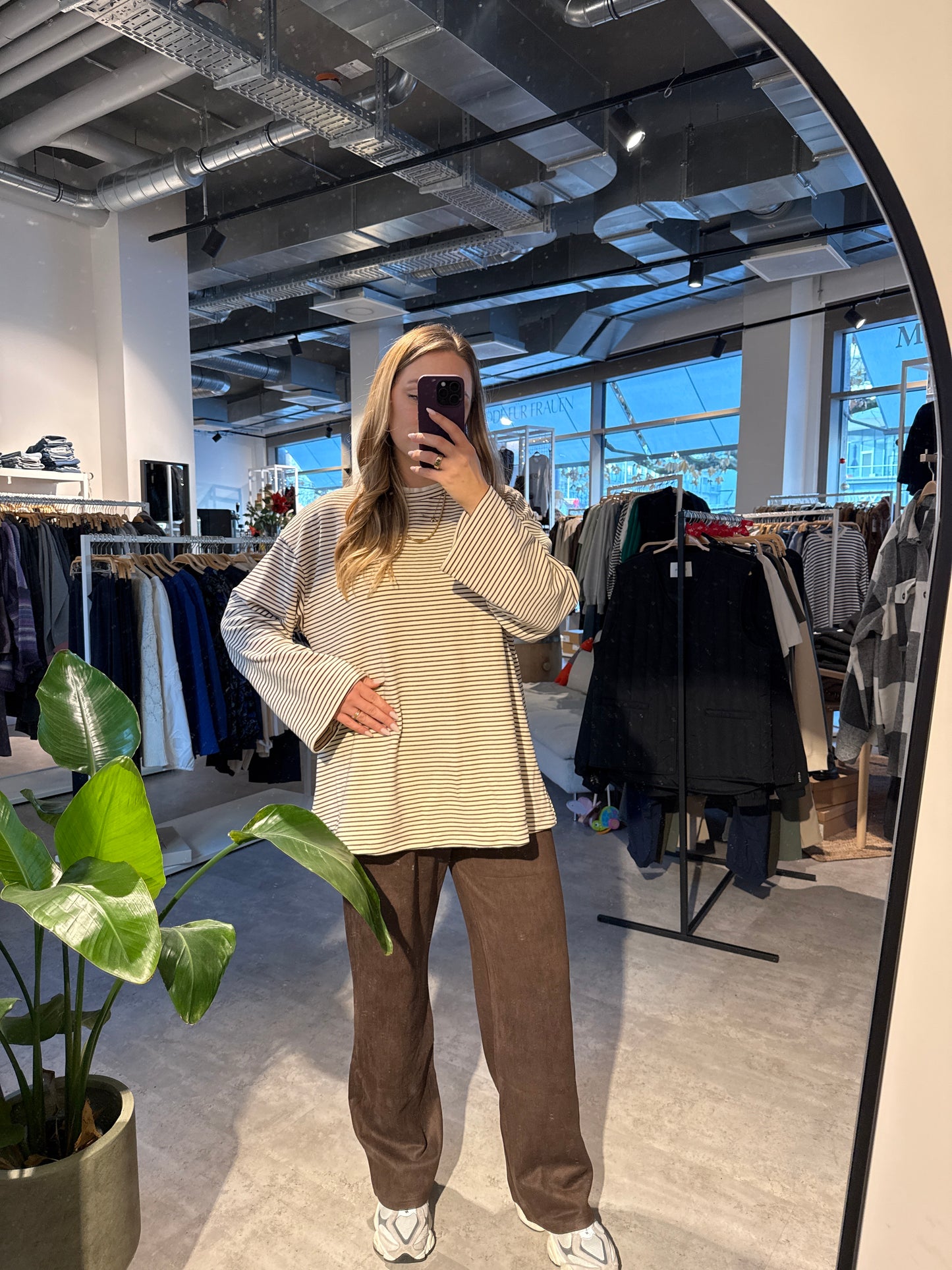 Langarmshirt Streifen