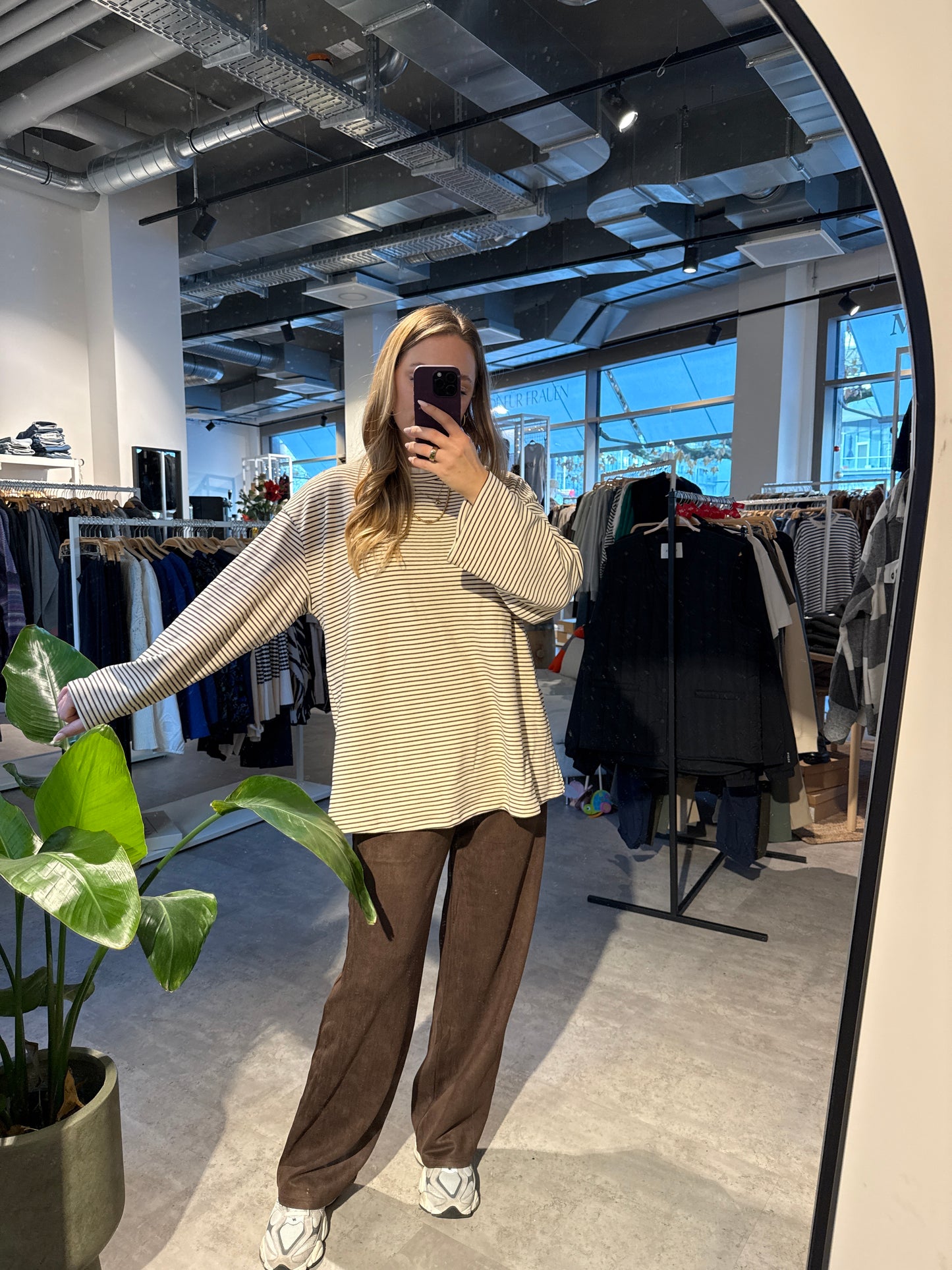 Langarmshirt Streifen