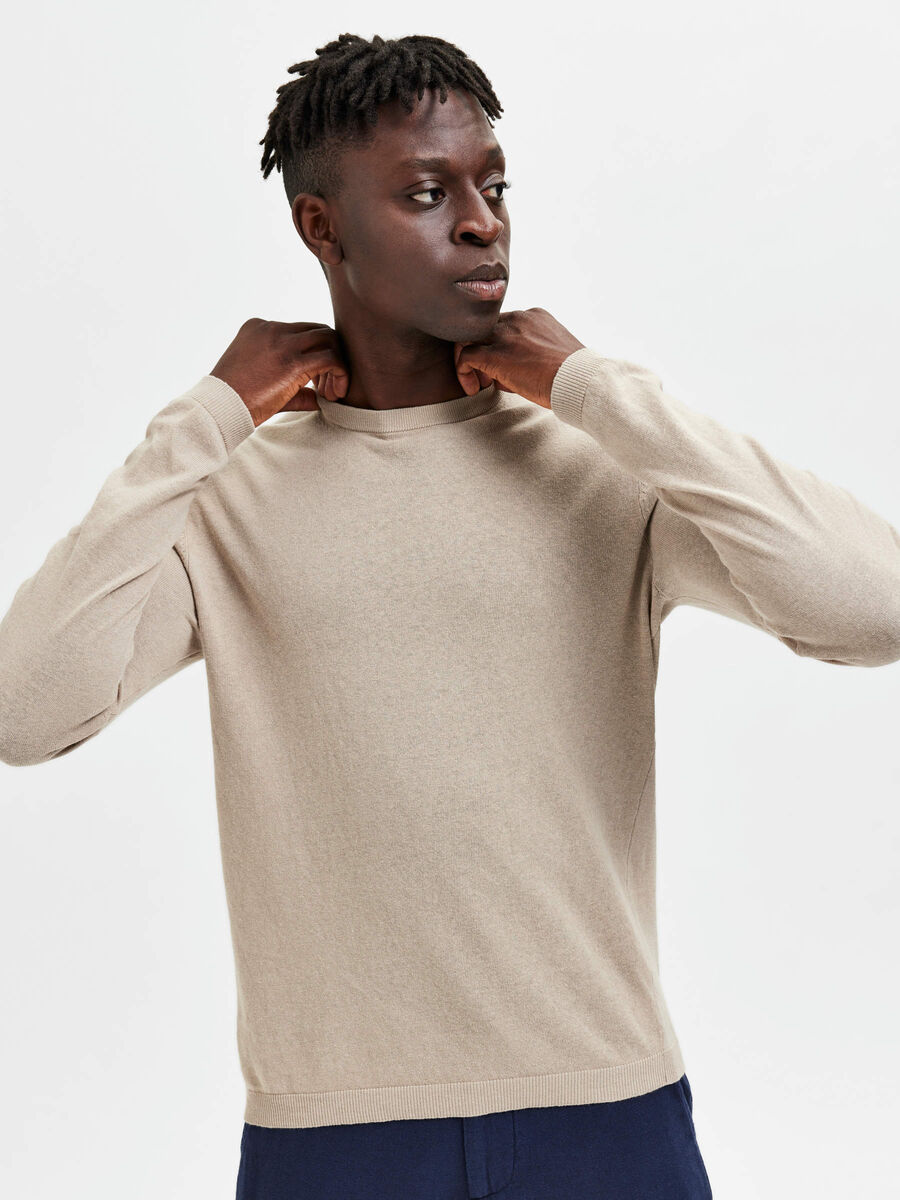SELECTED Lake Linen Pullover