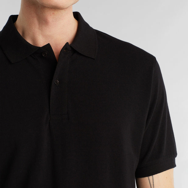 Dedicated Polo T-Shirt Vaxholm Black TWOJAYS