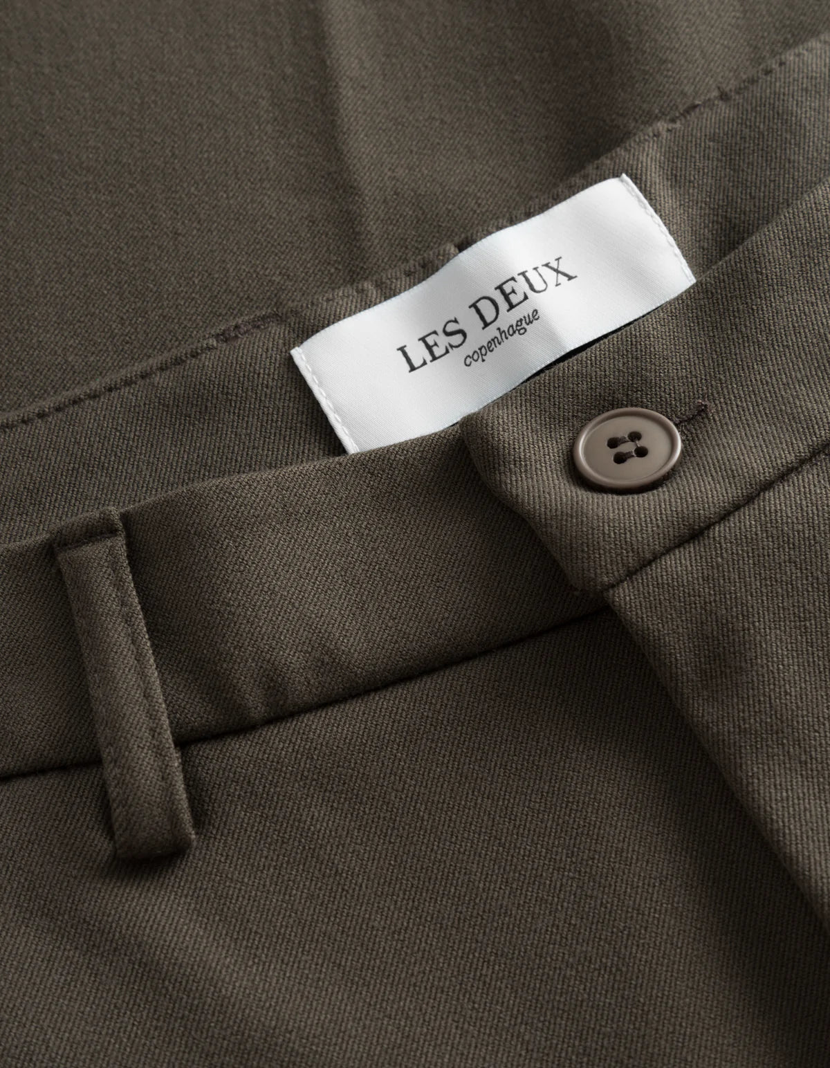 Les Deux Como Reg Suit Pants Coffee Brown TWOJAYS