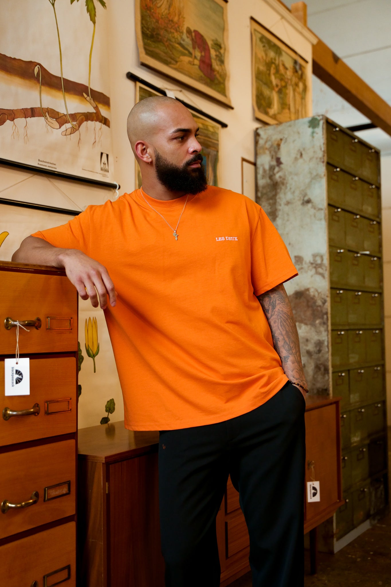 Les Deux Diego T-Shirt Dusty Orange TWOJAYS