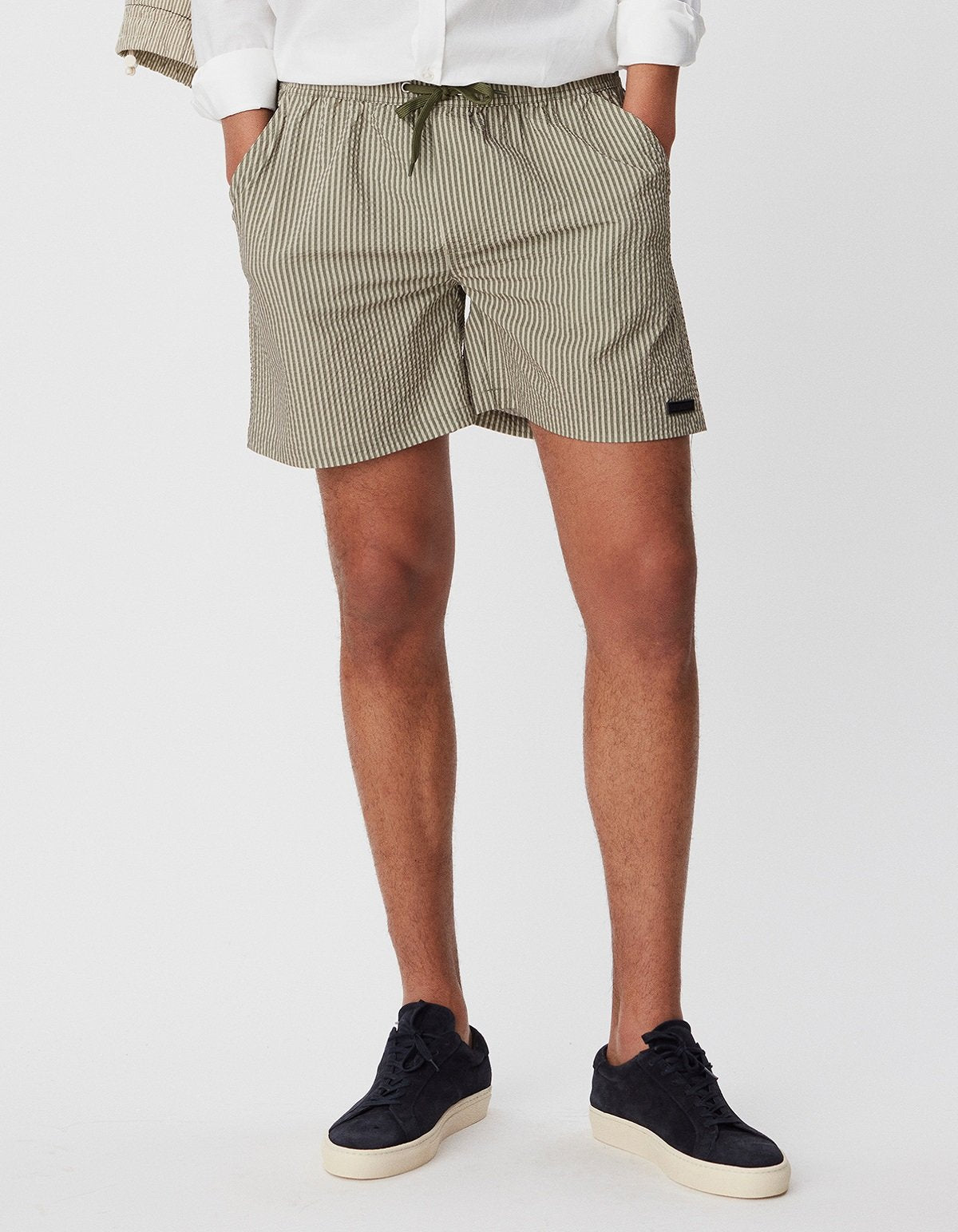 Les Deux Quinn Seersucker Swim Short TWOJAYS
