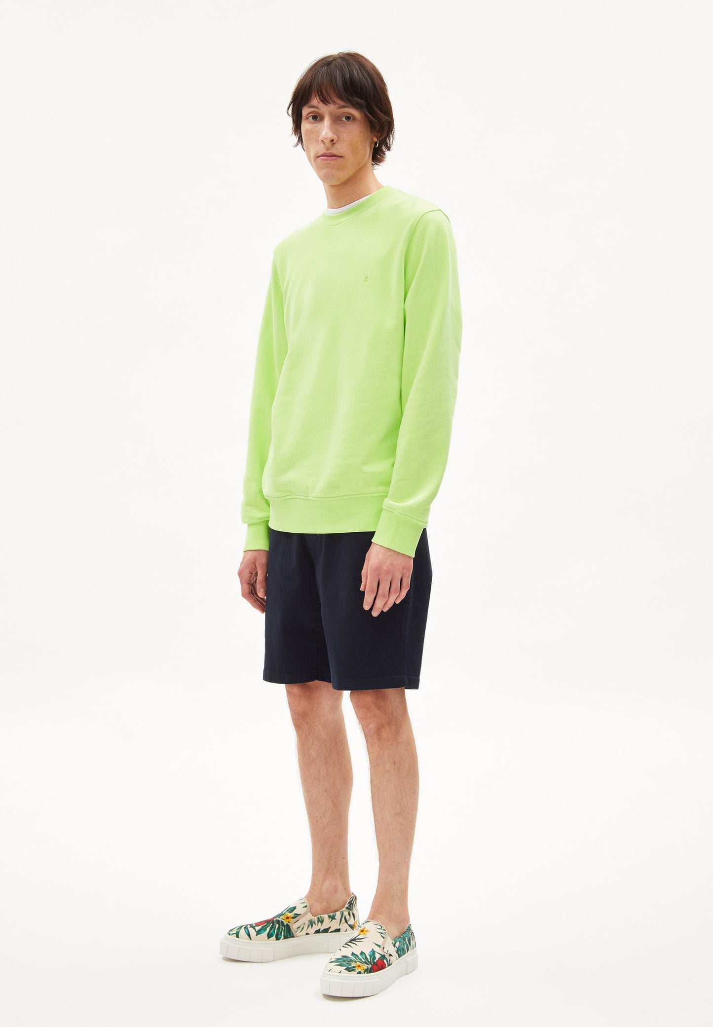 ARMEDANGELS Baaro Comfort Sweatshirt Light Lime TWOJAYS