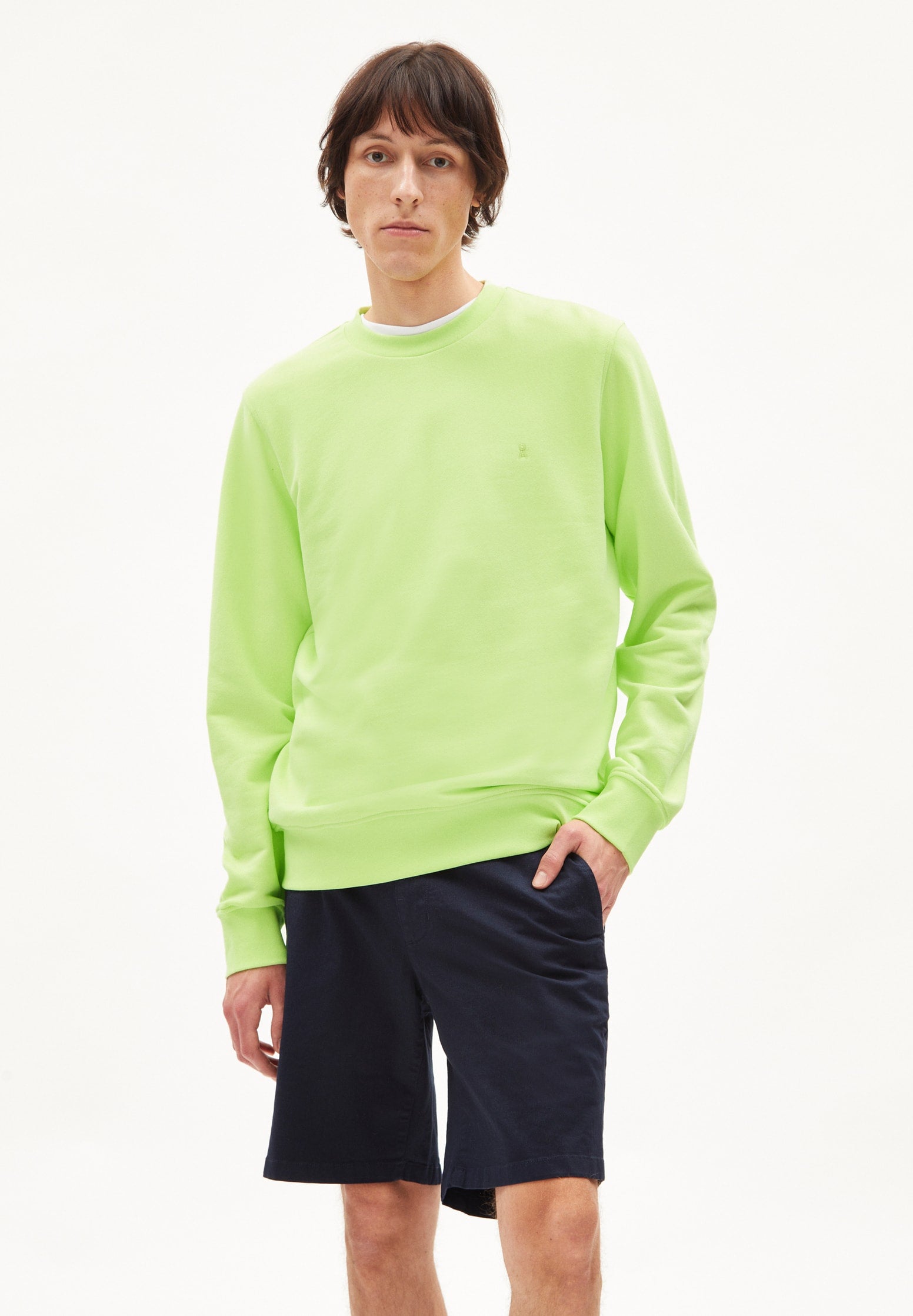 ARMEDANGELS Baaro Comfort Sweatshirt Light Lime TWOJAYS