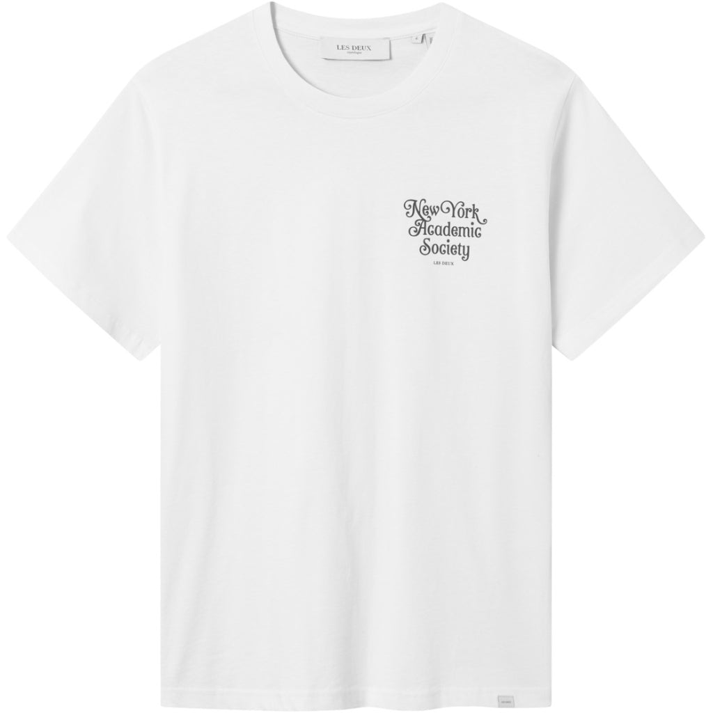 Les Deux New York T-Shirt White/Olive Night TWOJAYS